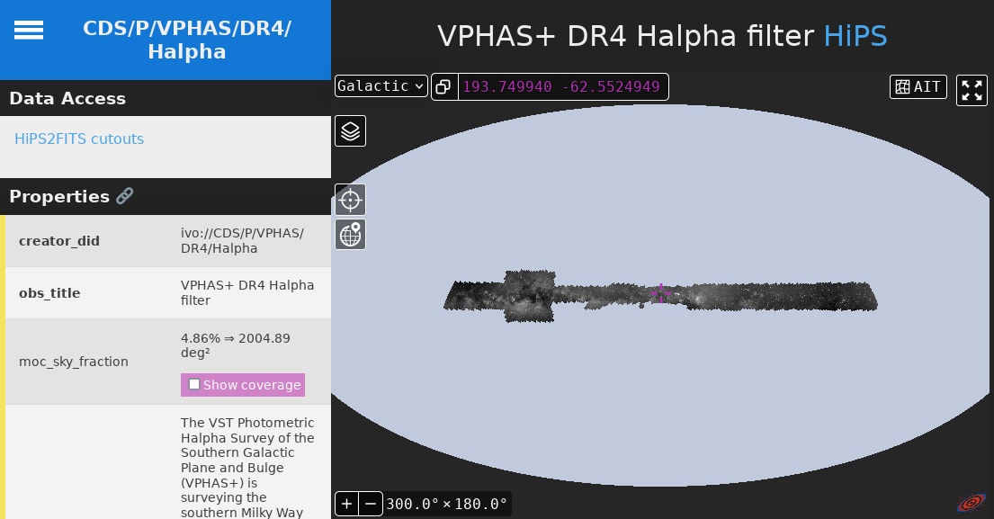 VPHAS+ DR4 Halpha filter